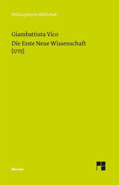 Die Erste Neue Wissenschaft (1725) - Vico, Giambattista