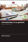 Introduction à la gestion