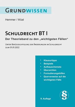 Grundwissen Schuldrecht BT I - Hemmer, Karl-Edmund;Wüst, Achim;d'Alquen, Clemens