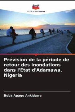 Prévision de la période de retour des inondations dans l'État d'Adamawa, Nigeria - Ankidawa, Buba Apagu