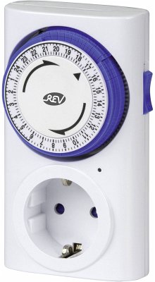 REV Zeitschaltuhr Premium mechanisch weiß