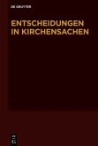 1.1.2019-30.06.2019 / Entscheidungen in Kirchensachen seit 1946 Band 73
