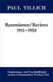 Rezensionen / Reviews 1911-1955 / Paul Tillich: Gesammelte Werke. Ergänzungs- und Nachlaßbände Band 21