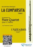 Flute 4 / Bass part "La Cumparsita" Tango for Flute Quartet (fixed-layout eBook, ePUB)