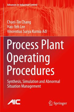 Process Plant Operating Procedures - Chang, Chuei-Tin;Lee, Hao-Yeh;Adi, Vincentius Surya Kurnia