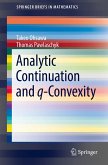 Analytic Continuation and q-Convexity (eBook, PDF)