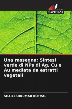 Una rassegna: Sintesi verde di NPs di Ag, Cu e Au mediata da estratti vegetali - KOTVAL, SHAILESHKUMAR