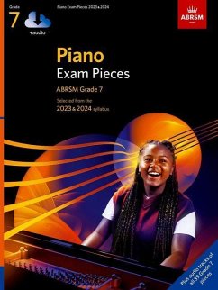 Cover Piano Exam Pieces 2023 & 2024, ABRSM Grade 7, with audio