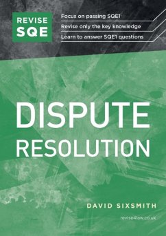 Cover Revise SQE Dispute Resolution
