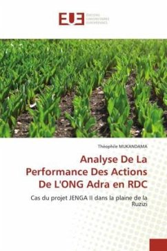 Analyse De La Performance Des Actions De L'ONG Adra en RDC - MUKANDAMA, Théophile
