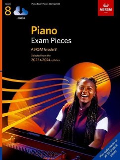 Cover Piano Exam Pieces 2023 & 2024, ABRSM Grade 8, with audio