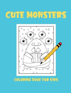 Cute monsters coloring book for kids - Bana¿, Dagna