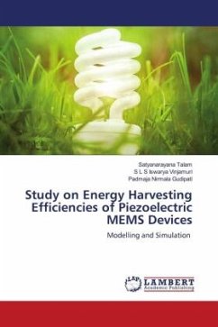Study on Energy Harvesting Efficiencies of Piezoelectric MEMS Devices