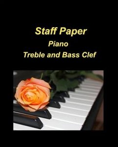 Staff Paper Piano Treble and Bass Clef - Taylor, Mary