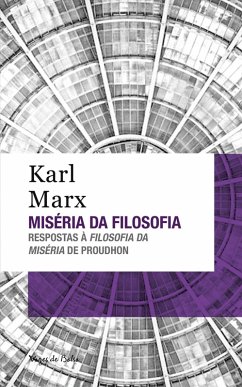 Cover Miséria da filosofia