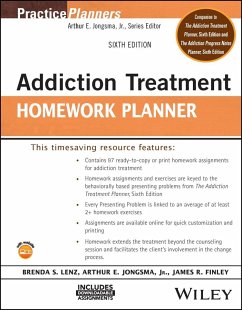 Addiction Treatment Homework Planner - Lenz, Brenda S. (Marquette University Milwaukee, WI); Jongsma, Arthur E., Jr. (Psychological Consultants, Grand Rapids, Mi; Finley, James R. (New Mexico Dept. of Health, Albuquerque, NM)