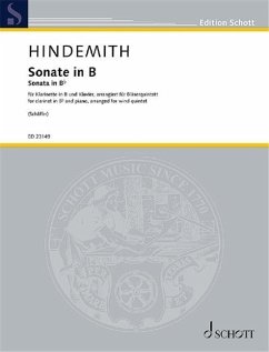 Sonate for Wind Quintet (from Clarinet and Piano) Score and Parts