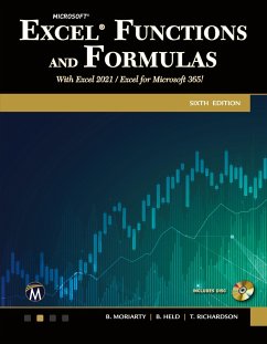 Microsoft Excel Functions and Formulas: With Excel 2021 / Microsoft 365 - Moriarty, Brian;Held, Bernd;Richardson, Theodor