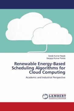 Renewable Energy-Based Scheduling Algorithms for Cloud Computing
