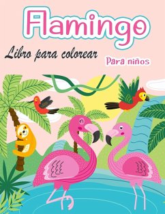 Libro para colorear de flamencos para niños - Haynes, Austin