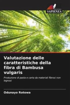 Valutazione delle caratteristiche della fibra di Bambusa vulgaris - Rotowa, Odunayo