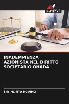 INADEMPIENZA AZIONISTA NEL DIRITTO SOCIETARIO OHADA - NLINYA NGUIMO, Éric