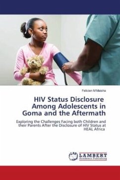 HIV Status Disclosure Among Adolescents in Goma and the Aftermath - Maisha, Felicien M