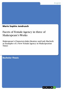 Facets of Female Agency in three of Shakespeare's Works (eBook, PDF)