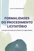 Formalidades do procedimento licitatório (eBook, ePUB)
