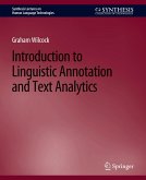 Introduction to Linguistic Annotation and Text Analytics