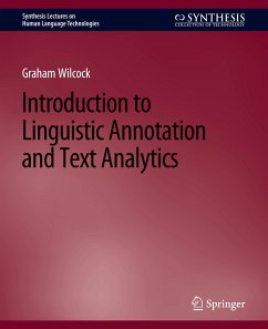 Introduction to Linguistic Annotation and Text Analytics - Wilcock, Graham