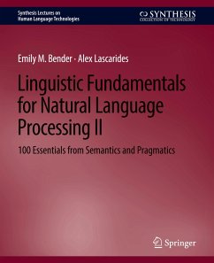 Linguistic Fundamentals for Natural Language Processing II - Bender, Emily M.;Lascarides, Alex