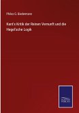 Kant's Kritik der Reinen Vernunft und die Hegel'sche Logik