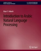 Introduction to Arabic Natural Language Processing