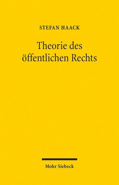 Theorie des öffentlichen Rechts (eBook, PDF)
