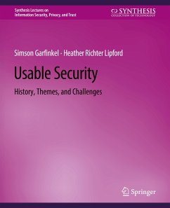 Usable Security - Garfinkel, Simson;Richter Lipford, Heather