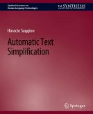 Automatic Text Simplification