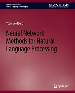 Neural Network Methods for Natural Language Processing - Goldberg, Yoav