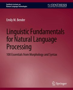 Linguistic Fundamentals for Natural Language Processing - Bender, Emily M.