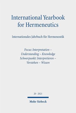 Cover International Yearbook for Hermeneutics / Internationales Jahrbuch für Hermeneutik (eBook, PDF)