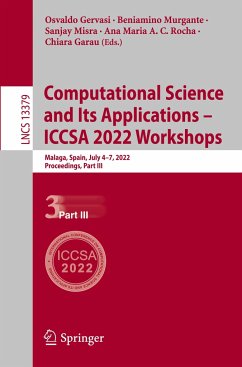 Computational Science and Its Applications ¿ ICCSA 2022 Workshops