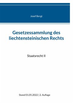 Gesetzessammlung des liechtensteinischen Rechts (eBook, ePUB)