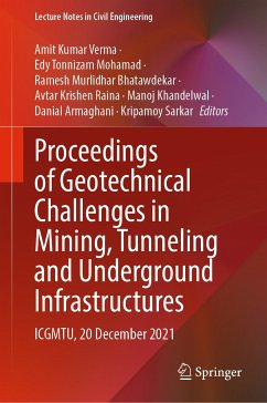 Proceedings of Geotechnical Challenges in Mining, Tunneling and Underground Infrastructures (eBook, PDF)