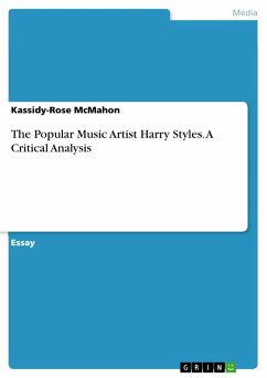 The Popular Music Artist Harry Styles. A Critical Analysis (eBook, PDF)