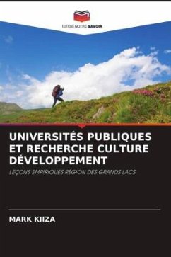 UNIVERSITÉS PUBLIQUES ET RECHERCHE CULTURE DÉVELOPPEMENT - KIIZA, Mark