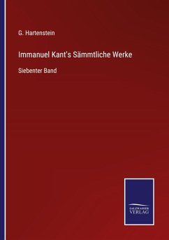 Immanuel Kant's Sämmtliche Werke - Hartenstein, G.