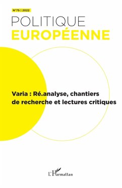 Cover Varia : Ré.analyse, chantiers de recherche et lectures critiques