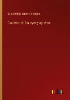 Cuaderno de las leyes y agravios