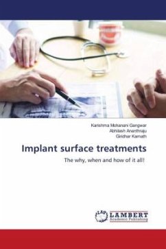 Implant surface treatments - Gangwar, Karishma Mohanani;Ananthraju, Abhilash;Kamath, Giridhar