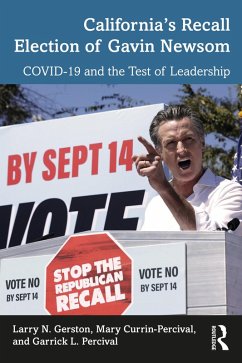 California's Recall Election of Gavin Newsom (eBook, PDF) - Gerston, Larry N.; Currin-Percival, Mary; Percival, Garrick L.